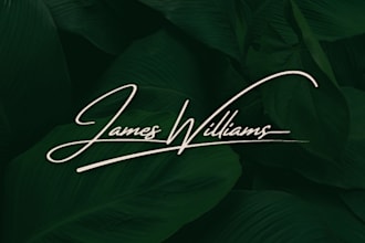 make unique signature, autograph, wedding photography watermark script logo