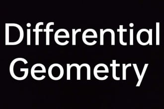 help in solving questions related to differential geometry