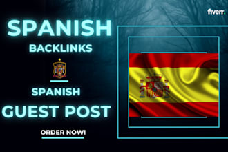 provide white hat SEO guest posts on high da spanish blogs