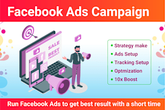 create and manage facebook and instagram ad campaigns for ecommerce store