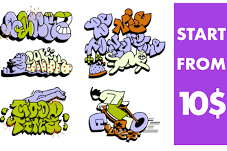 design custom graffiti name art