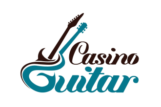 design modern awesome guitar logo