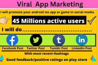 do organic app promotion and app marketing