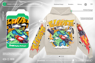 create y2k, grunge streetwear design tshirt and hoodies