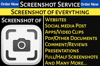 capture screenshots of anything, take screenshot service