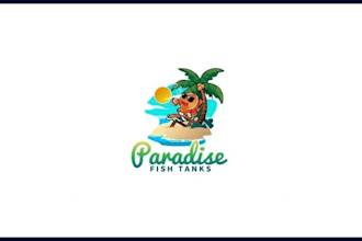 be draw your cat, dog or cute animal pet logo design