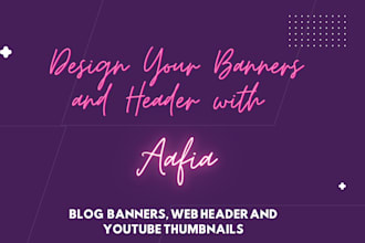 perfectly design your blog header and website banners