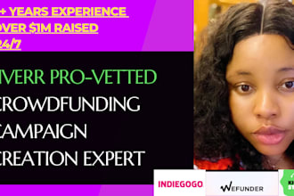 do a premium crowdfunding campaign creation on kickstarter, indiegogo, wefunder