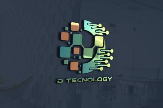 do professional crypto tech software and technology logo