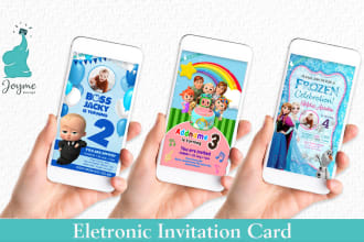 design for you birthday invitation card