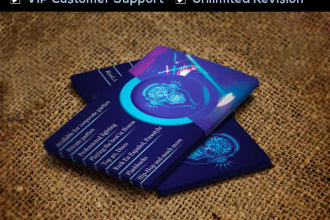 design a custom business card for your brand or company