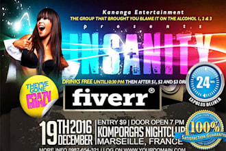 design unique, creative a Flyer and a Banner