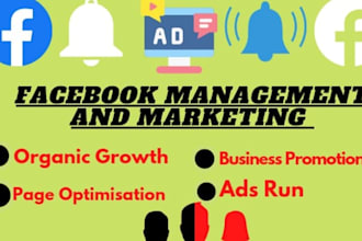 do facebook page management, marketing and ads campaigns
