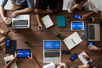 assist in internet, market research and business research