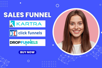 do sales funnel, webinar using clickfunnels, dropfunnel, kartra or kajabi