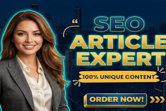 write exclusive and SEO optimized articles