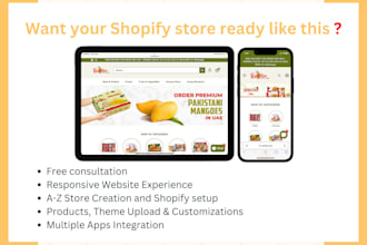 create your desired shopify store
