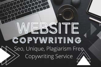 do copywriting for your website, SEO, engaging web content