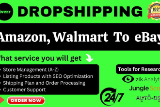 do amazon walmart to ebay dropshipping virtual assistant