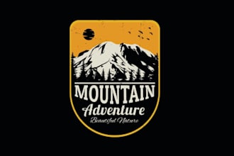 create awesome vintage retro badge hipster round logo