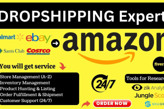 do walmart to amazon dropshipping fbm store management VA