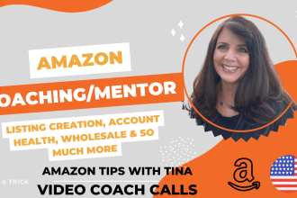 be your amazon fba coach, mentor, consultant