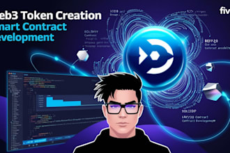 create web3 solidity erc20 ,bep20 token smart contract,web3 dapp ico airdrop