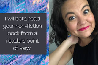 beta read your non fiction book from a readers pov
