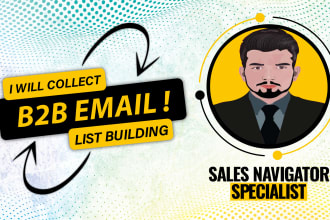 collect targeted cold b2b email address lead list building for business sales