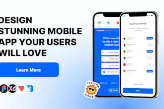 Review  do ui ux design for figma mobile app ui ux design