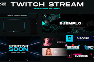 create a pro twitch overlay stream package