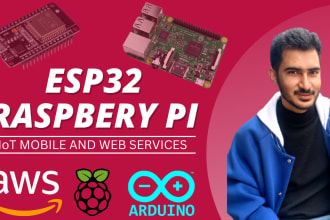 do esp32 and raspberry pi based iot projects