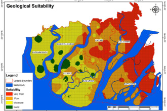 create gis maps with spatial analysis in arcgis or qgis