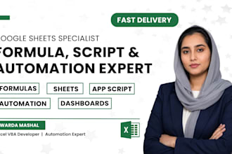 be your google sheets formula, script, and automation expert