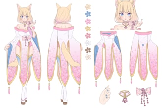 draw you a character reference sheet