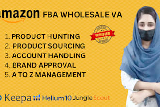be your amazon fba wholesale virtual assistant