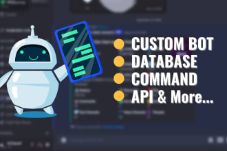 make a custom discord bot with latest feature