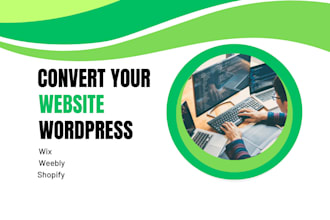 design your responsive wordpress website with divi  or wordpress elementor web