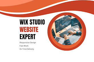 design or redesign wix website, develop wix studio expert, wix studio website