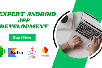 develop android app in android studio using java or kotlin