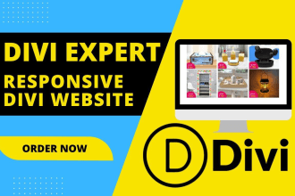 be your divi expert for divi wordpress website using divi builder