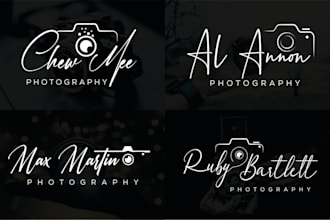 design photography watermark or signature logo