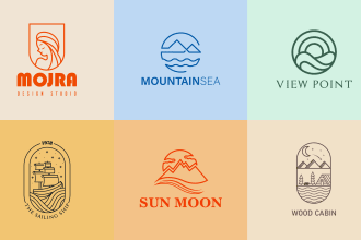 design a minimalist line art logo design in 24 hours