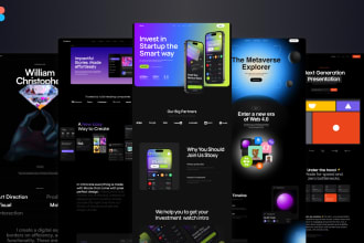 do UI UX design, figma landing page, wire frame for web and mobile app