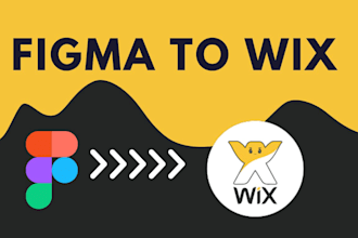 be able to do figma to wix, wix design and redesign wix