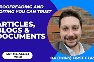 proofread and edit your article, blog or document