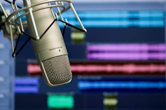 deliver a clear professional voice over for training content
