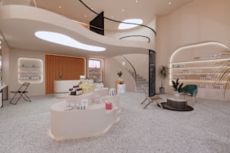 design and render your 3d retail stores, exhibition stalls, interiors