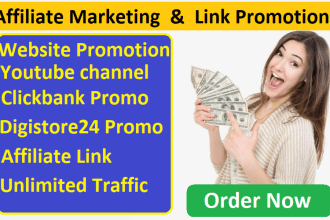 do affiliate link promotion and clickbank affiliate link promotion