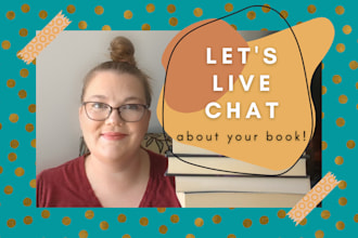 live chat about your book